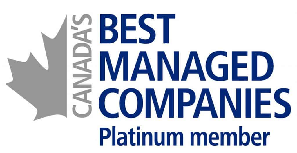 Quadra被授予加拿大最佳管理公司之一的白金会员徽章